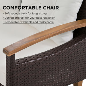 4 Piece Garden Furniture, Patio Seating Set