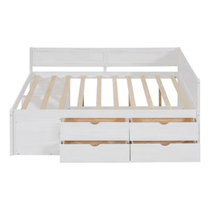 Daybed With Drawers And Shelves