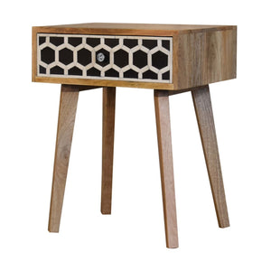 Inlay - Bone Inlay Drawer Nightstand