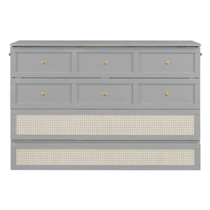 Murphy Bed With Large Drawers, Space Saving Design