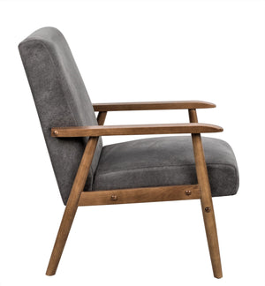 Wide Classic Mid-Century Modern Arm Chair