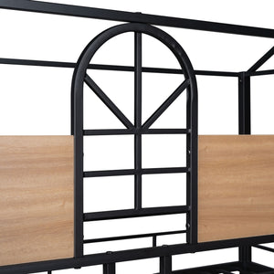 Metal Bunk Bed, Metal Housebed With Slide