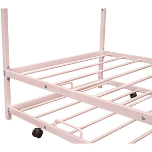 House Bed With Trundle