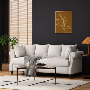 3 Seater Sofa With Elegant Design