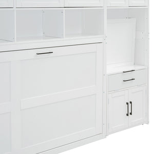 Murphy Wall Bed With Closet, Drawers & Desk