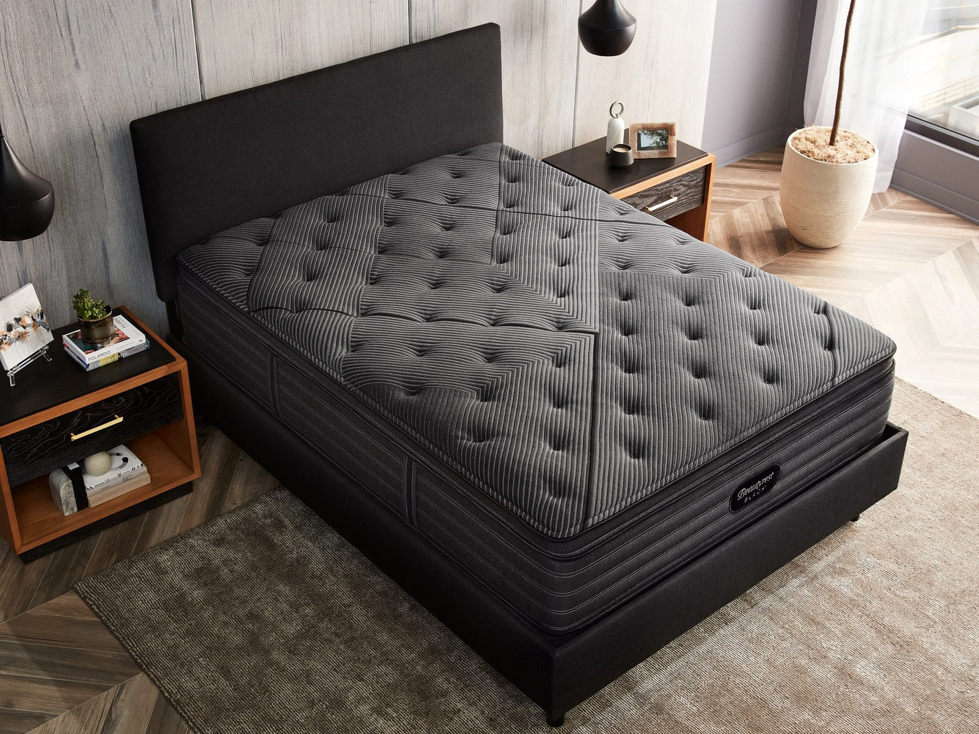 Beautyrest Black L Class Plush Pillow Top 14.5 Mattress American Mattress