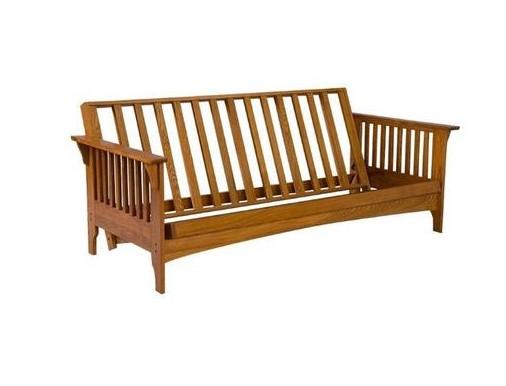 Solid sales oak futon